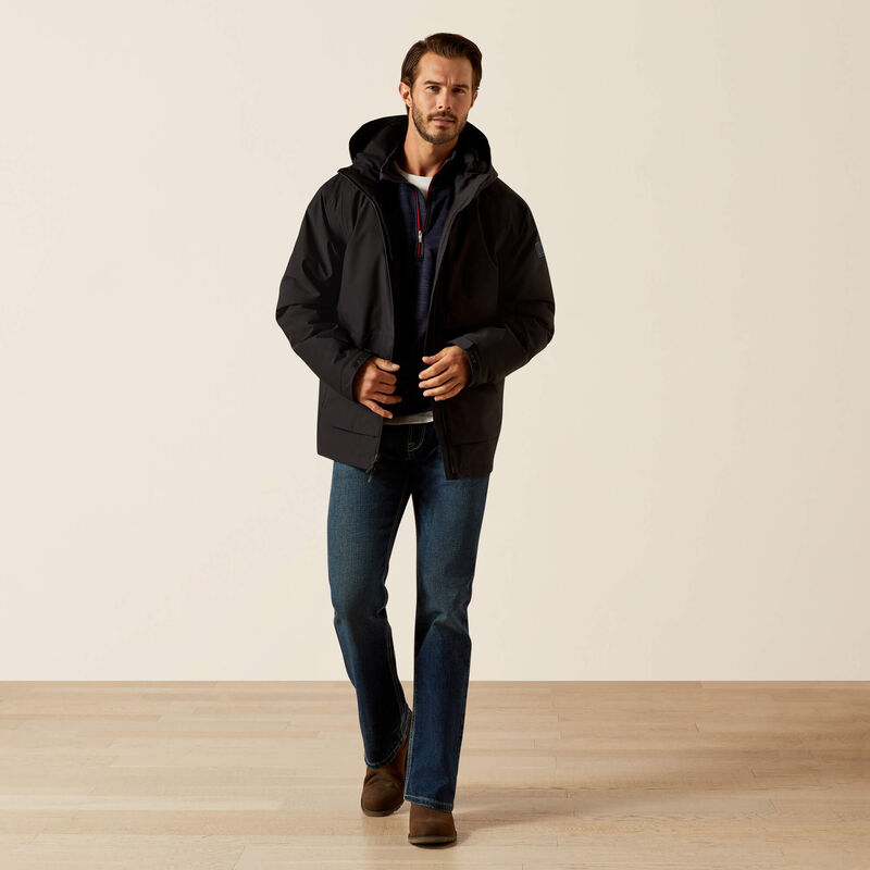 Ariat Men's Outer Banks Waterproof Insulated Jacket - Black - Image 4