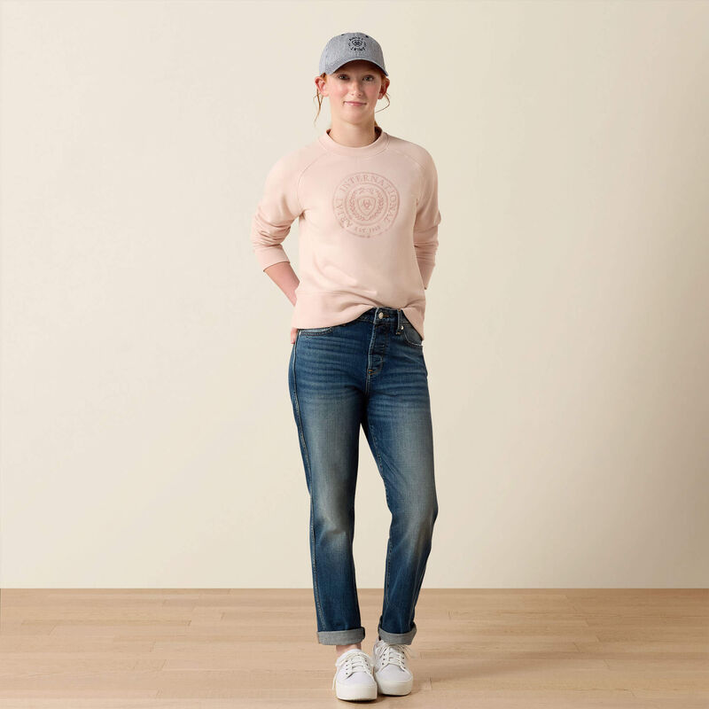 Ariat Martine Sweatshirt - Sepia Rose - Image 3