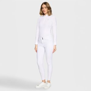 Samshield Celeste Ladies Knee Grip Breeches - White