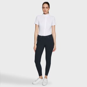 Samshield Clara Premium Ladies Knee Grip Breeches - Navy