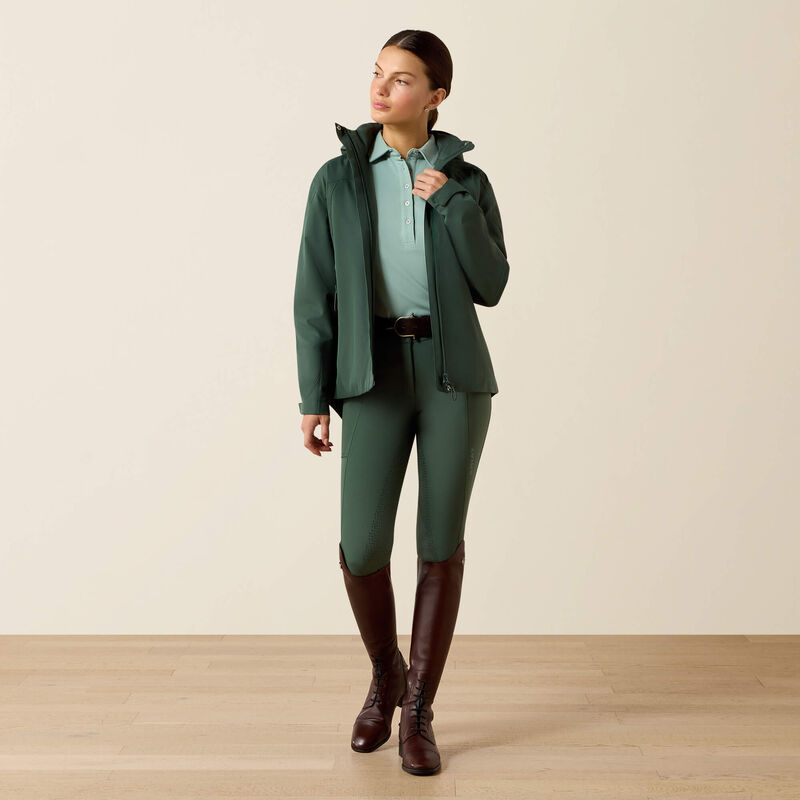 Ariat Ladies Coastal Waterproof Jacket - Monstera - Image 4