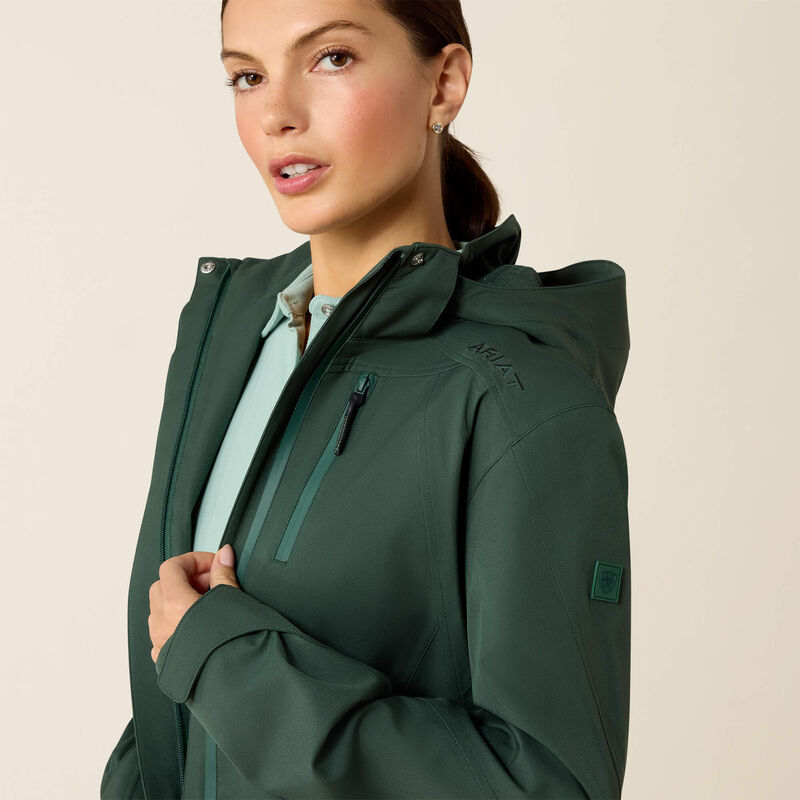 Ariat Ladies Coastal Waterproof Jacket - Monstera - Image 5