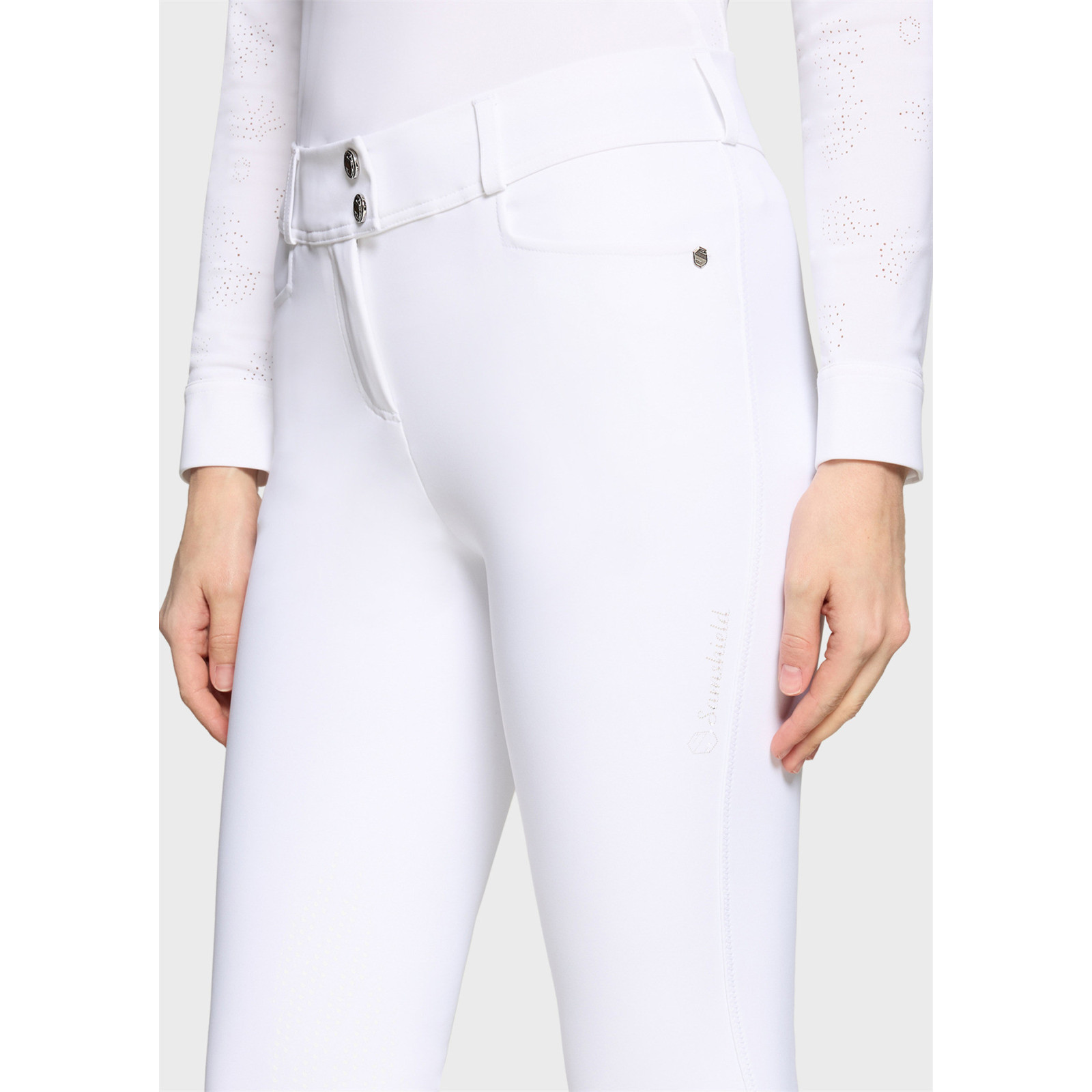 Samshield Ladies Delice Crystal Ferna - White - Image 3