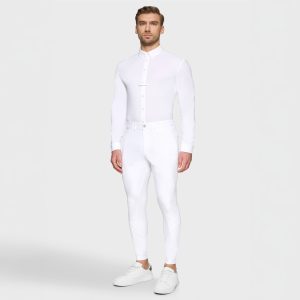 Samshield Raphael Men's Knee Grip Breeches - White