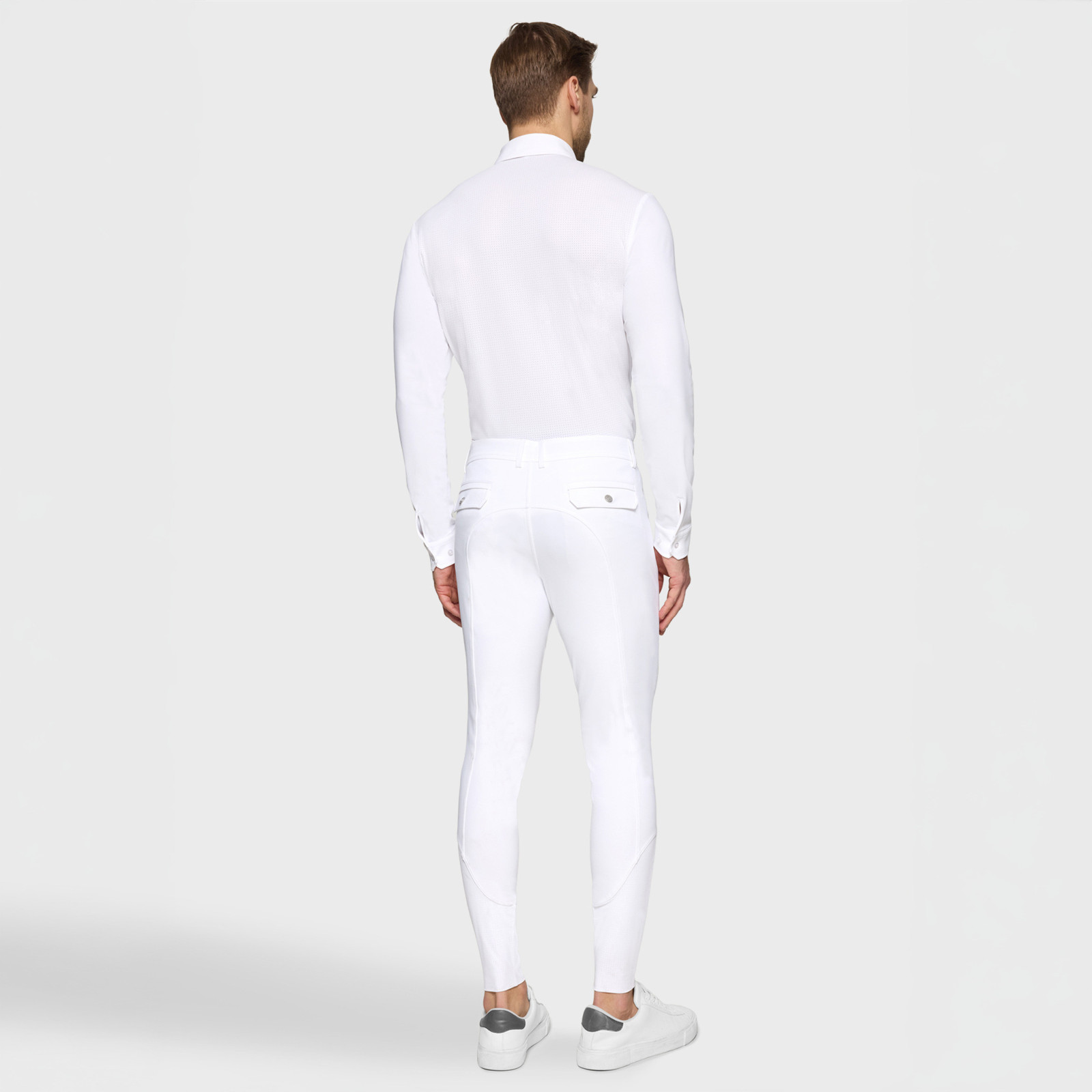 Samshield Raphael Men's Knee Grip Breeches - White - Image 2