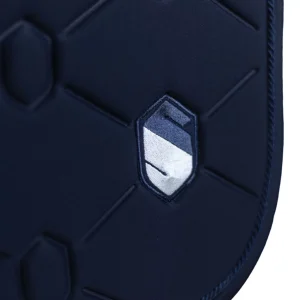 Samshield Spineshield Saddlepad - Navy Blue with Embroidery