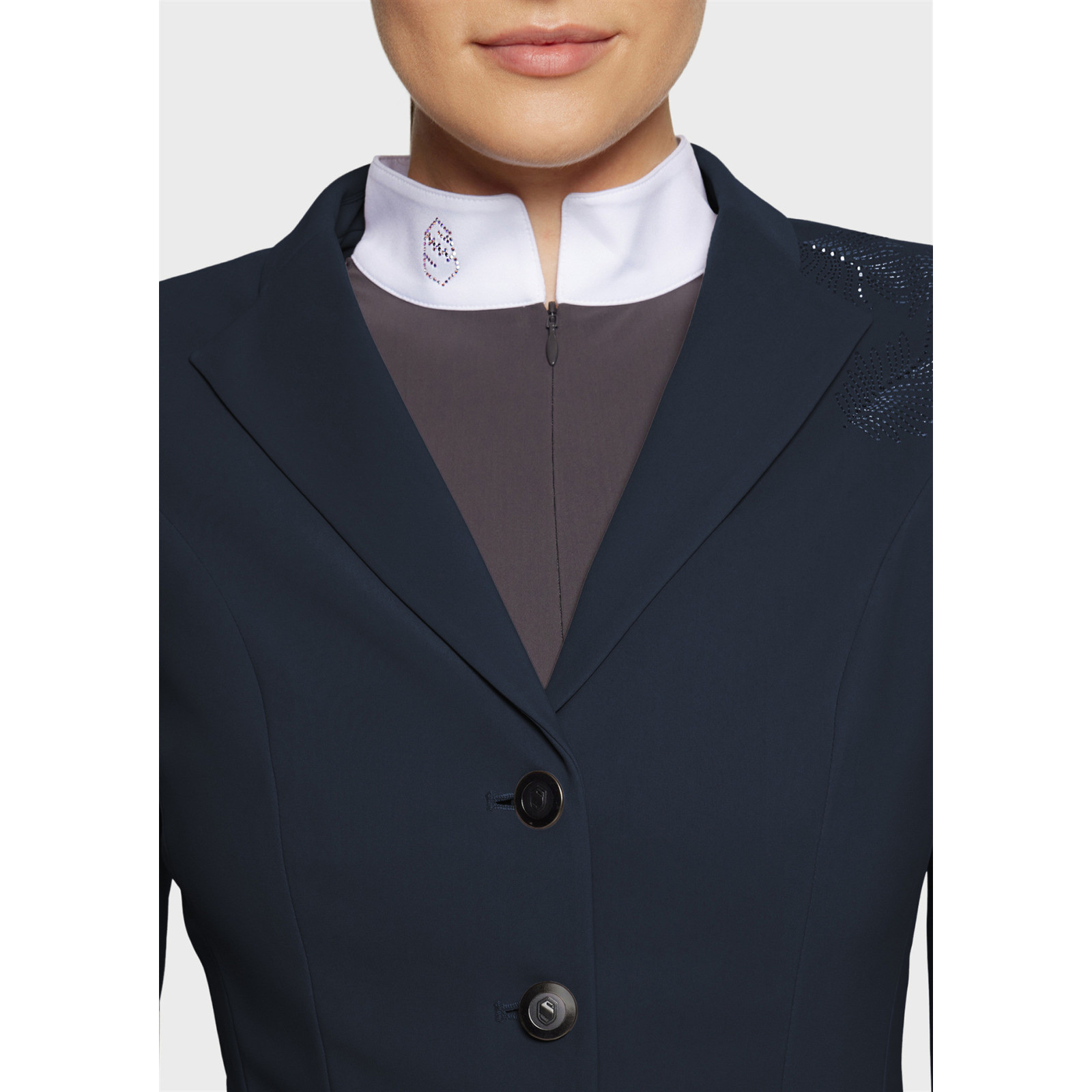 Samshield Victorine Crystal Ferna Ladies Show Jacket - Navy - Image 3