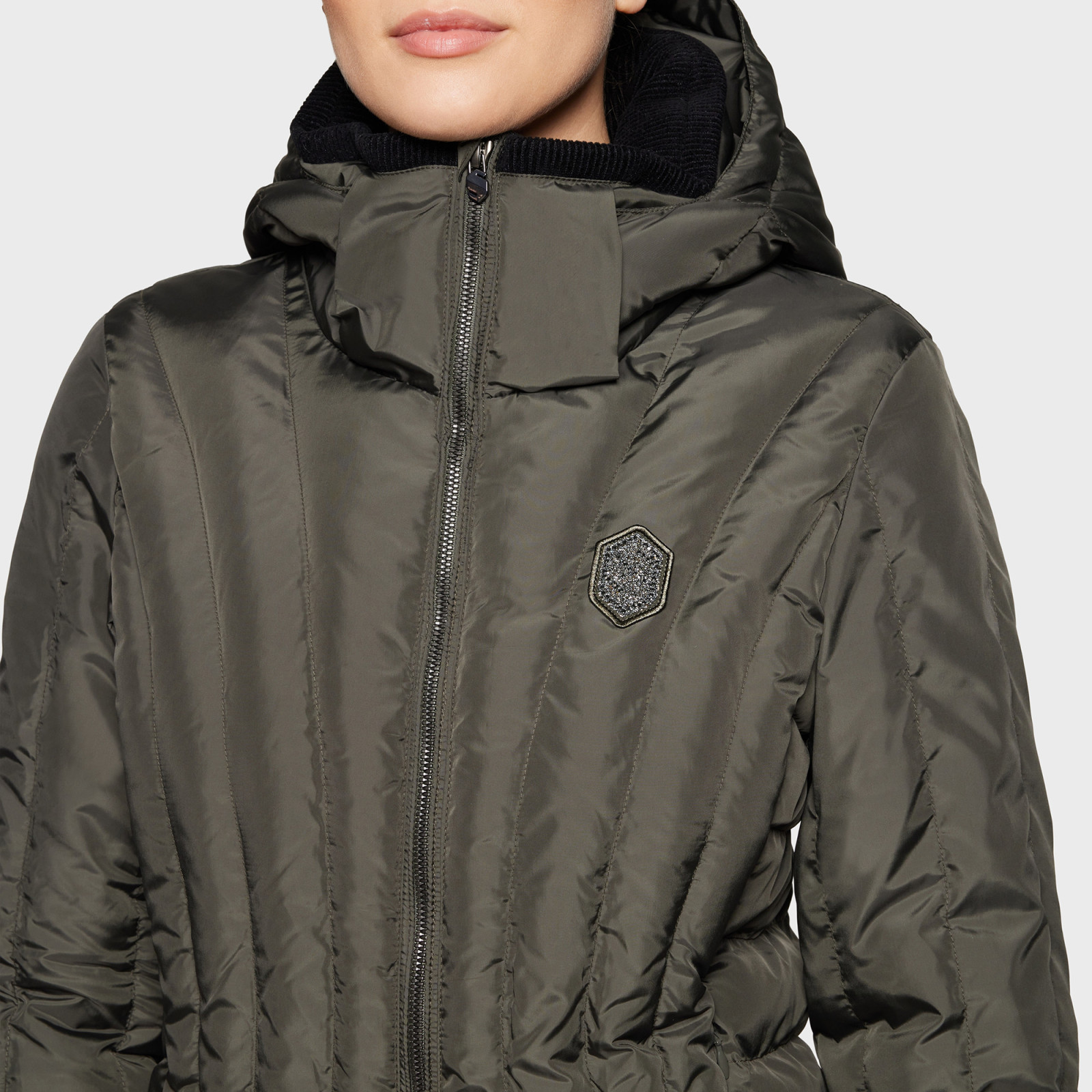 Samshield Courchevel Puffer With Long Sleeves - Dark Forest - Image 3