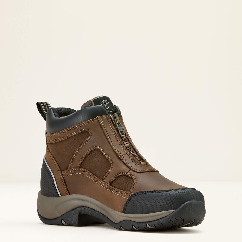 Ariat Womes's Terrain Zip Waterproof Boot - Palm Brown - Image 9