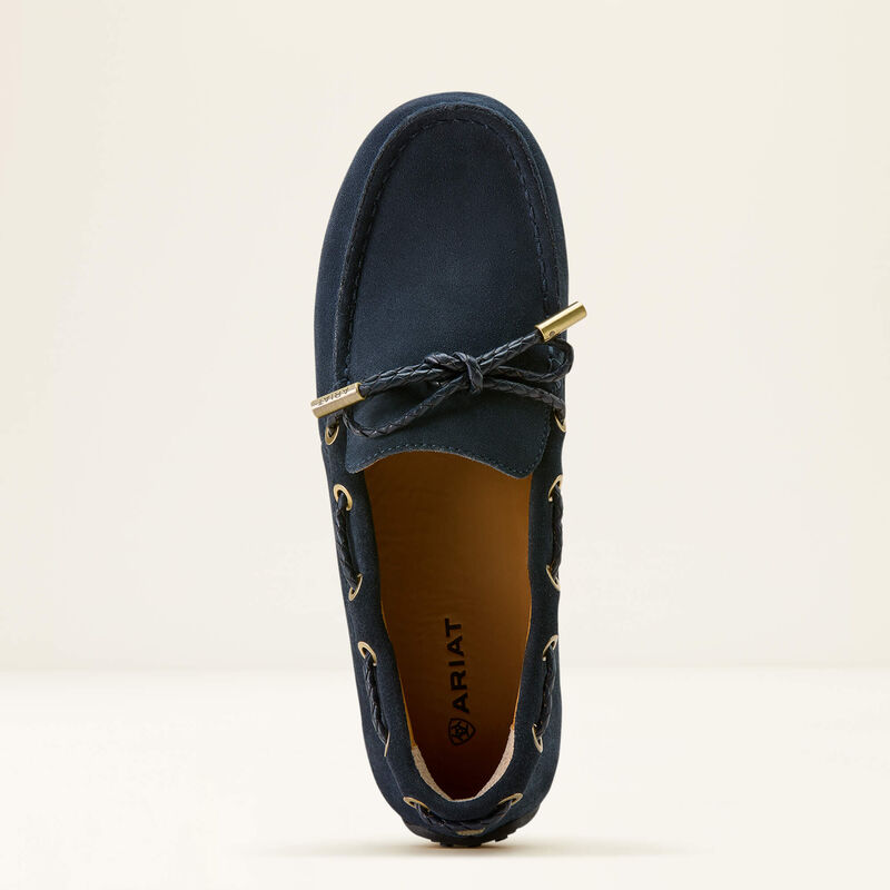 Ariat Women's Margot Driving Moc - Navy Suede - Image 5